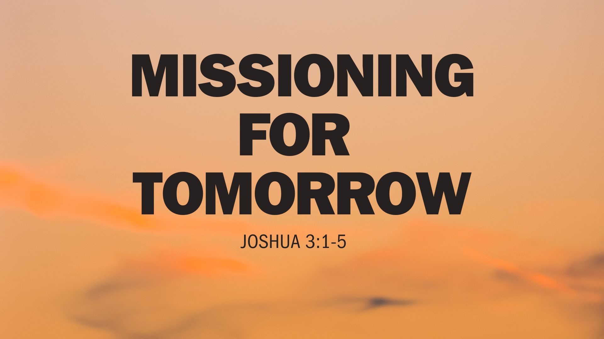 Missioning for Tomorrow - Deacon Loke Chan Mun