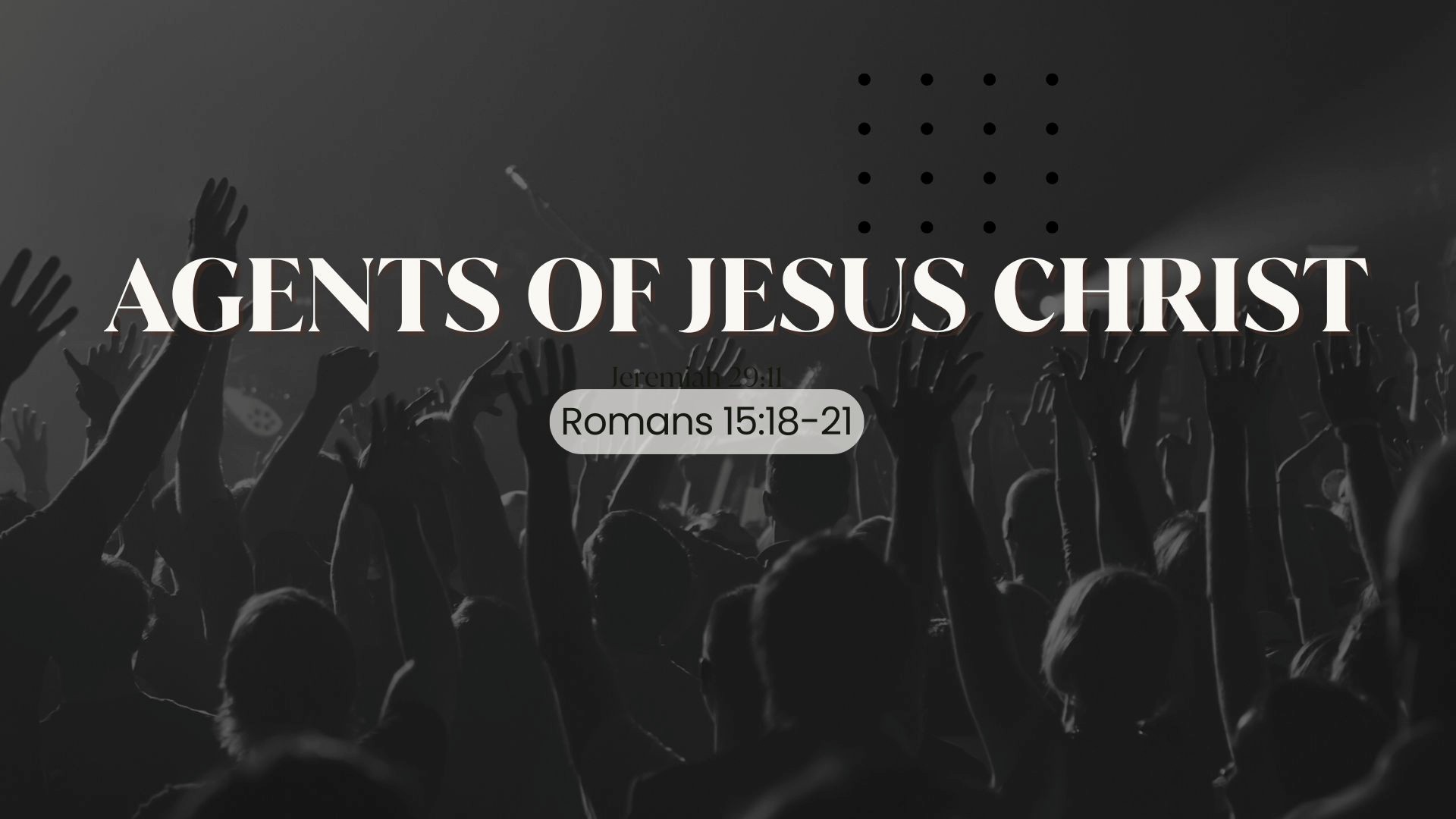 Agents of Jesus Christ - Pastor Philo Lo