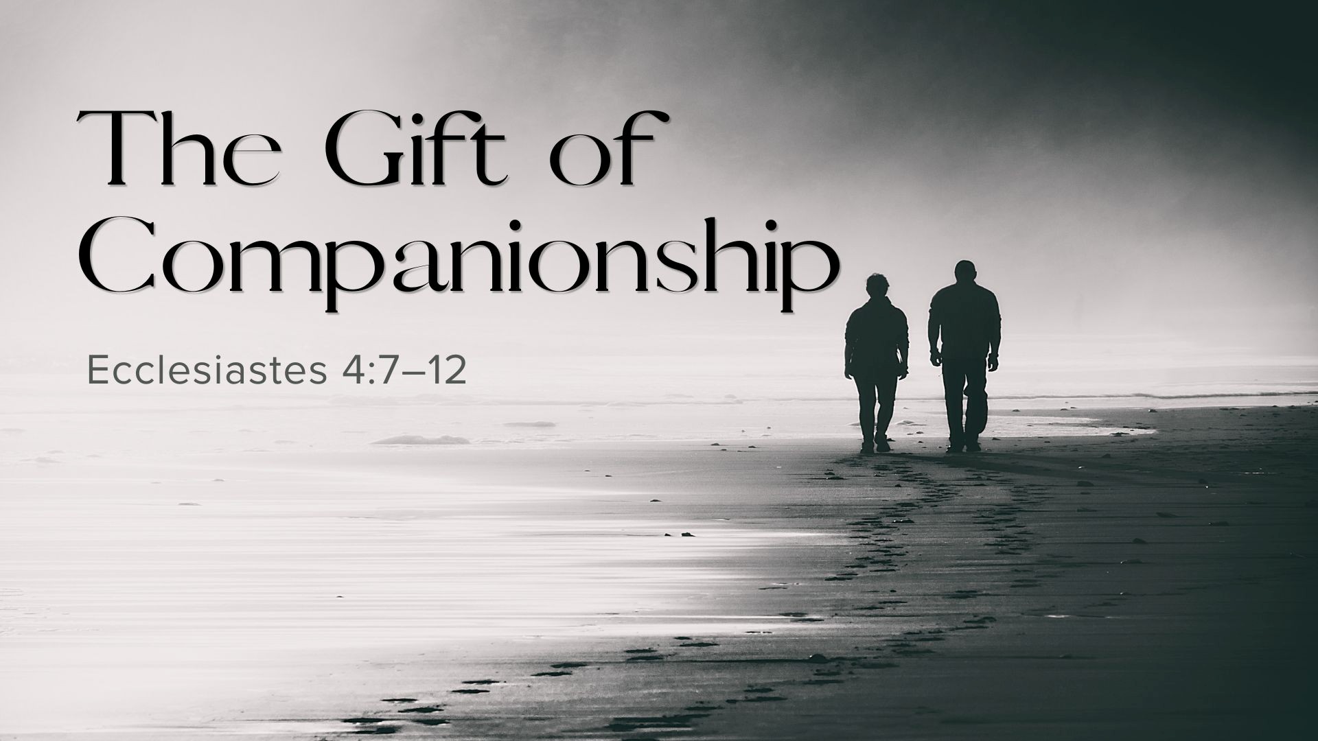 The Gift of Companionship - Rev Vincent Lim